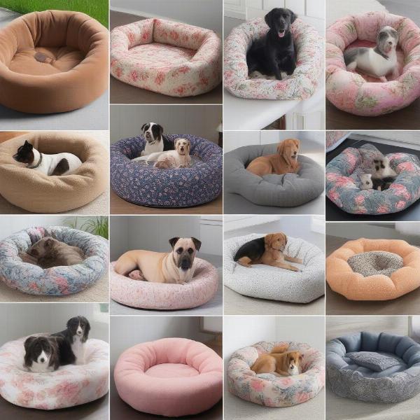 Different Styles of Floral Dog Beds