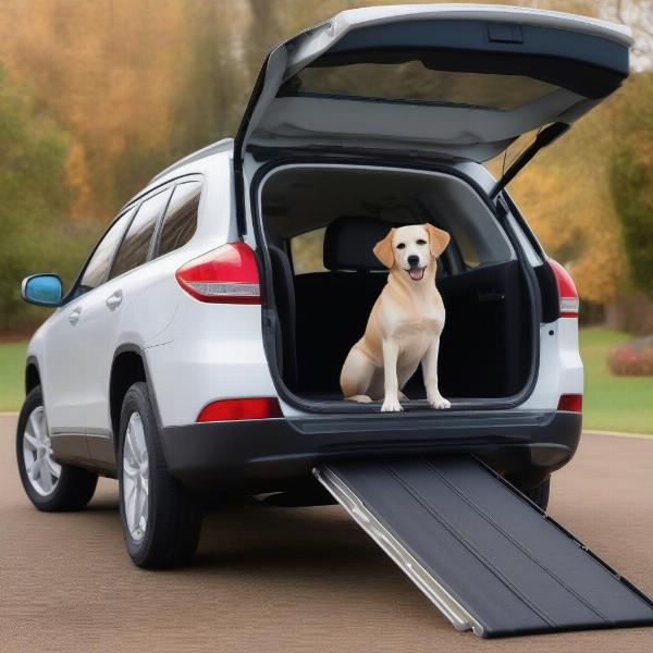 Folding Dog Ramp for Car Access