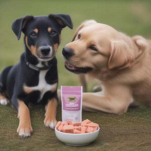 Freeze Dried Salmon Treats for Puppies and Seniors