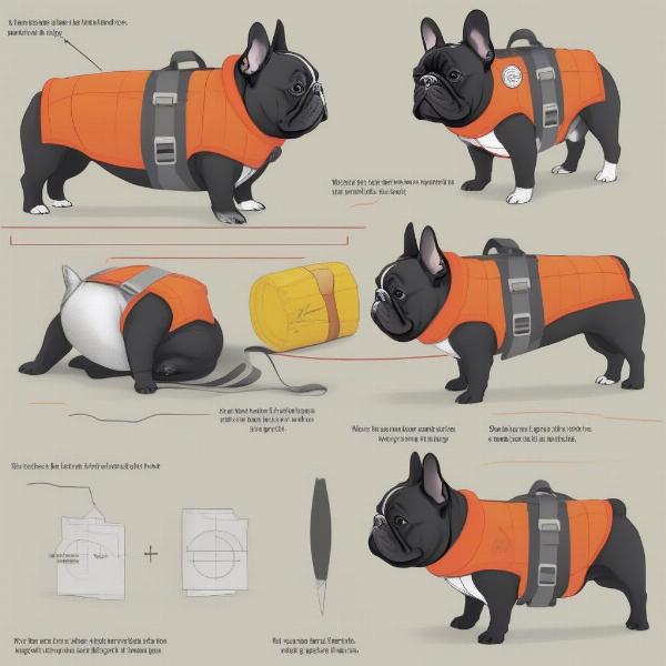 French Bulldog Life Jacket Sizing Guide