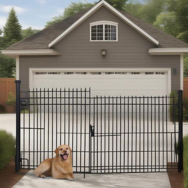 Types of Garage Dog Fences