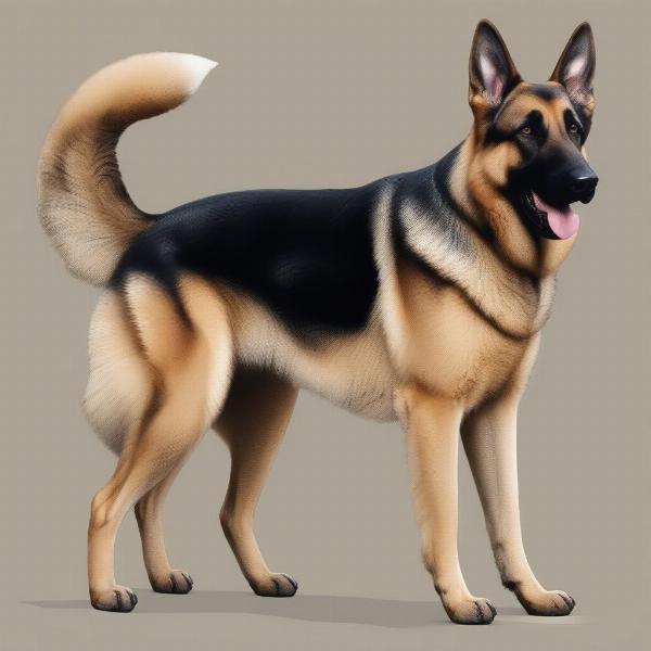 German Shepherd Breed Standard Example