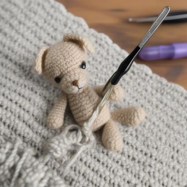 Deciphering a crochet dog pattern