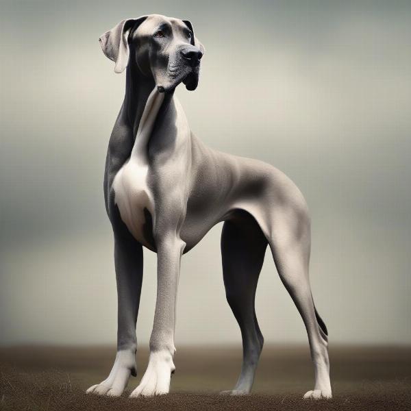 Great Dane Standing Tall