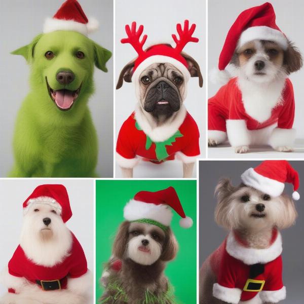 Grinch themed dog costumes