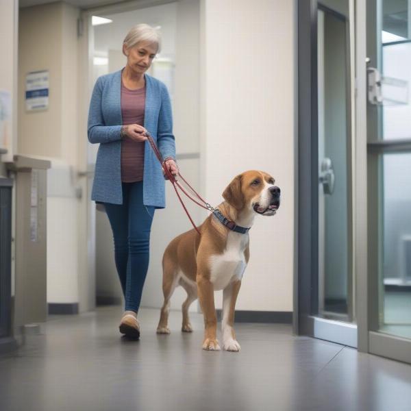 Guardian Family Taking Dog to the Vet