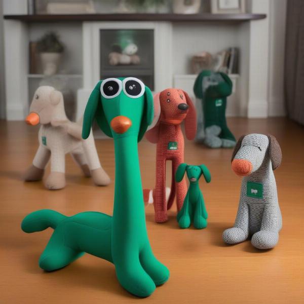 Gumby Dog Toy Variations