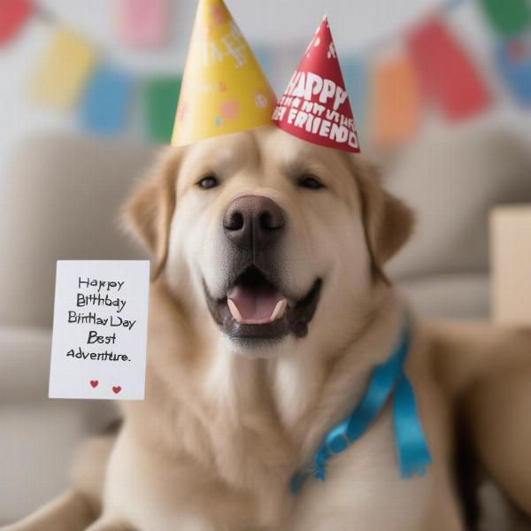 Happy Birthday Dog Message