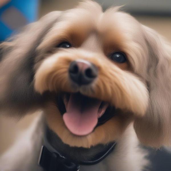 Happy Dog After Grooming in Round Rock, TX