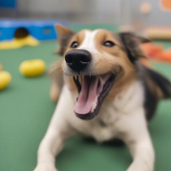 Happy Dog at Napa Daycare