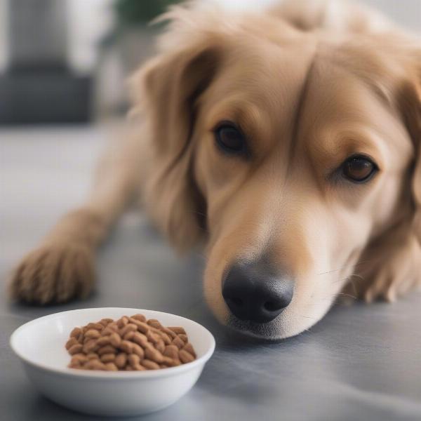 Happy Dog Eating Canagan