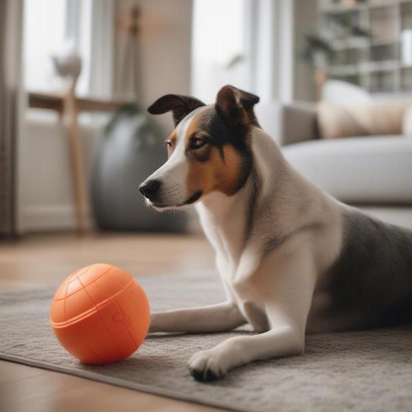 Happy Dog in a Safe Environment