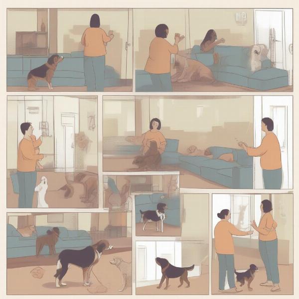 Healthy dog-human interactions