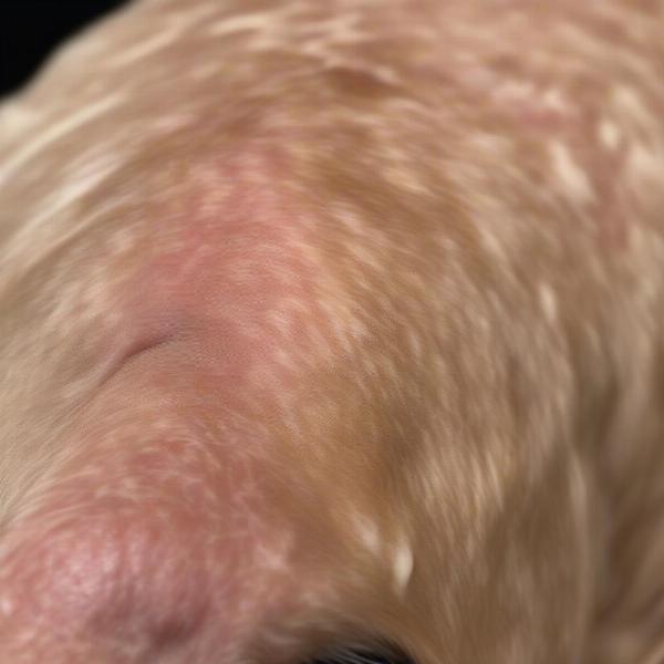 Healthy Dog Skin After Calcinosis Cutis Treatment