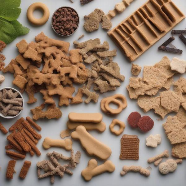 Healthy dog treat alternatives to bacon: dog treats specifically formulated for dogs.