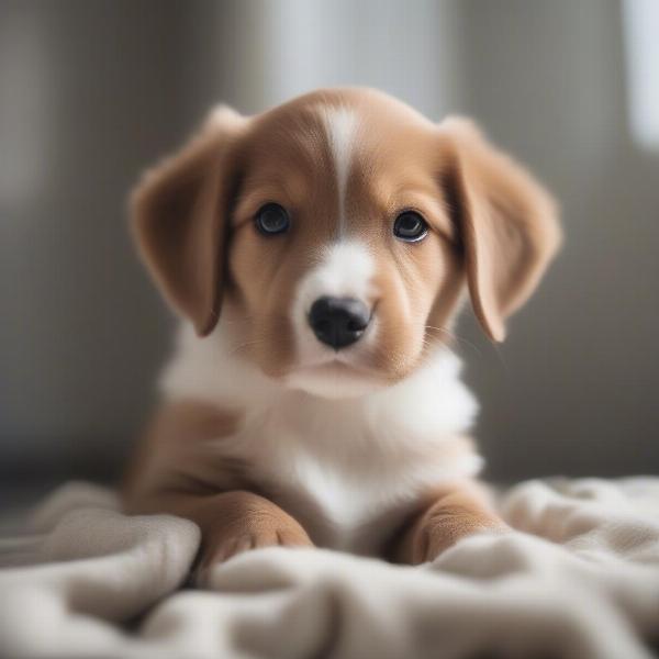 Healthy Puppy with Shiny Coat