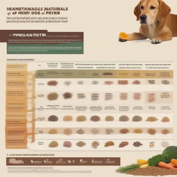 Heartland Naturals Dog Food Nutritional Chart