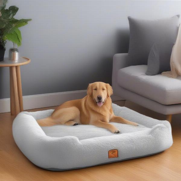 Heated Dog Bed for Large Dog