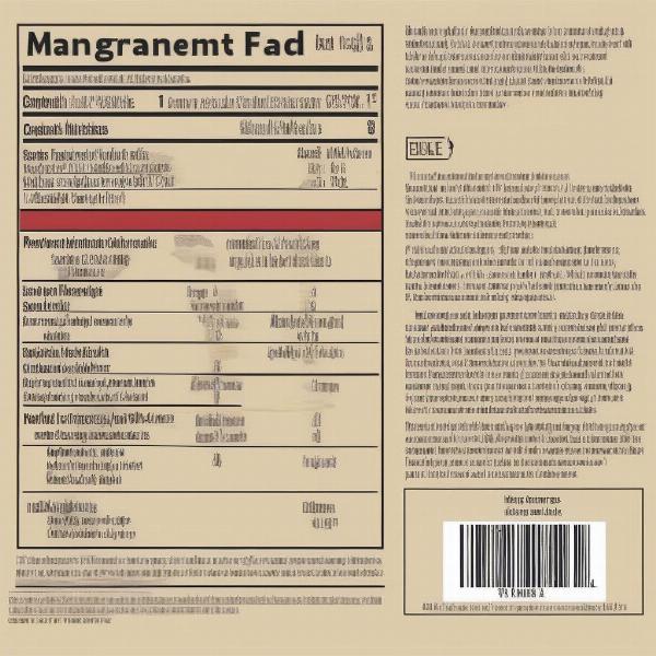 Ingredients list and nutritional information on Hills Weight Management dog food