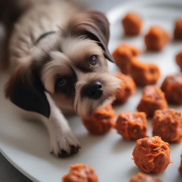 Homemade Dog Meatballs