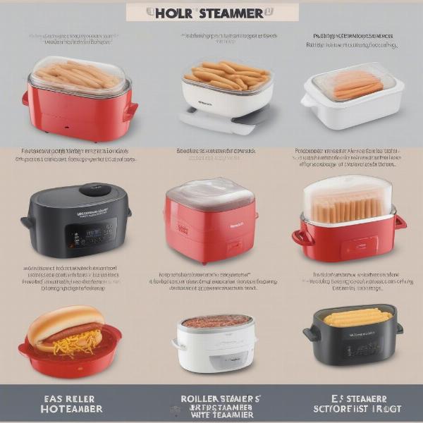 Types of Hot Dog Steamers