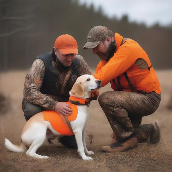 Hunter Checking Dog Collar Fit