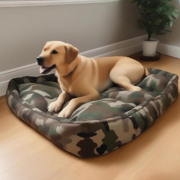 Orthopedic hunting dog bedding