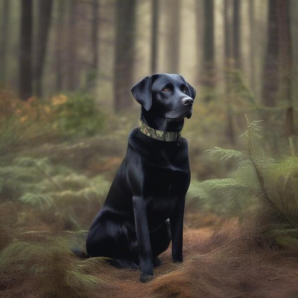 Hunting Dog Names Boy: Labrador in Forest