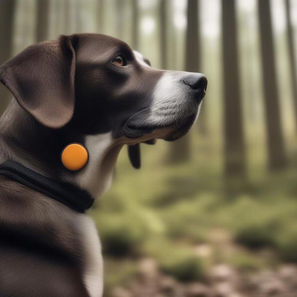 Hunting Dog Wearing Earplugs