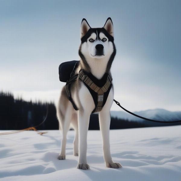 Husky in Movie Scene