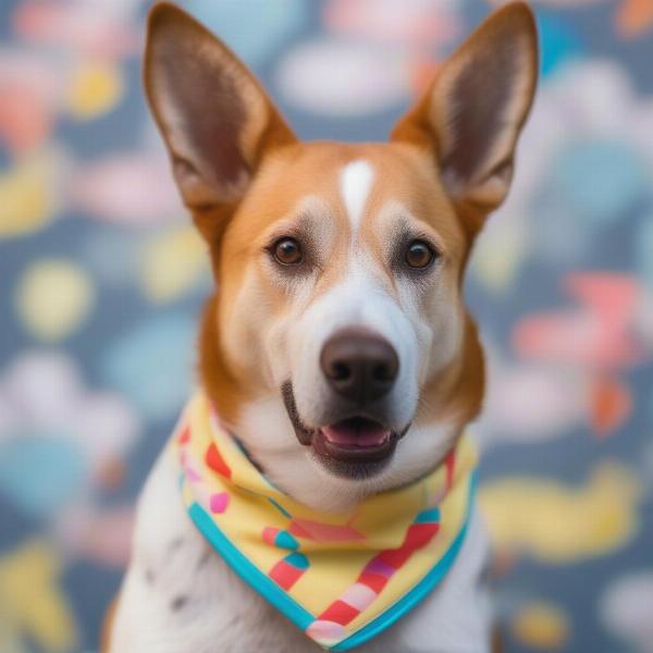 Ice Cream Dog Bandana