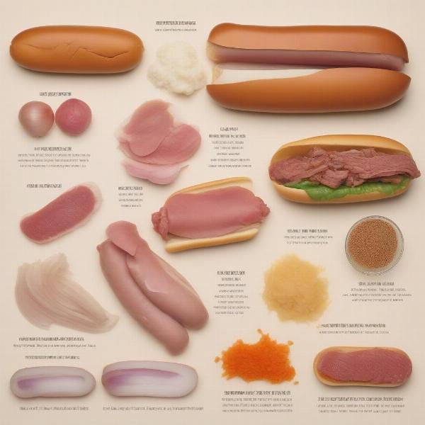 Icelandic Hot Dog Ingredients