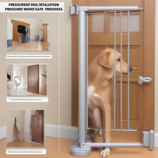 Installing a Pressure-Mounted Dog Gate