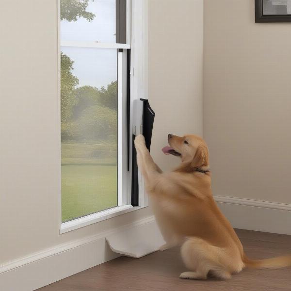 Installing XL Dog Door