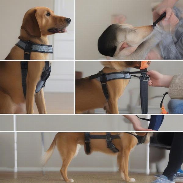 Introducing a Dog to a Carrying Harness