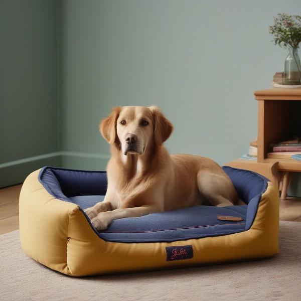 Joules Dog Bed: Durable Materials