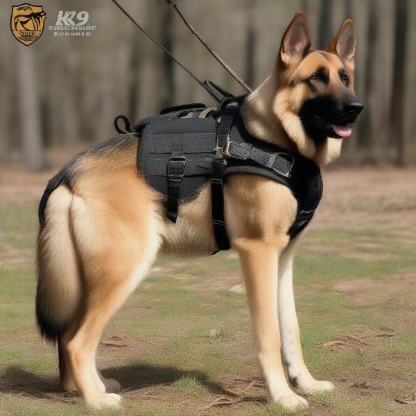 K9 Dog Harness for Tracking and Patrol