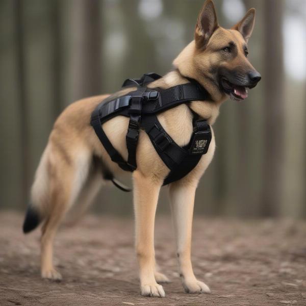 Different types of K9 dog harnesses available