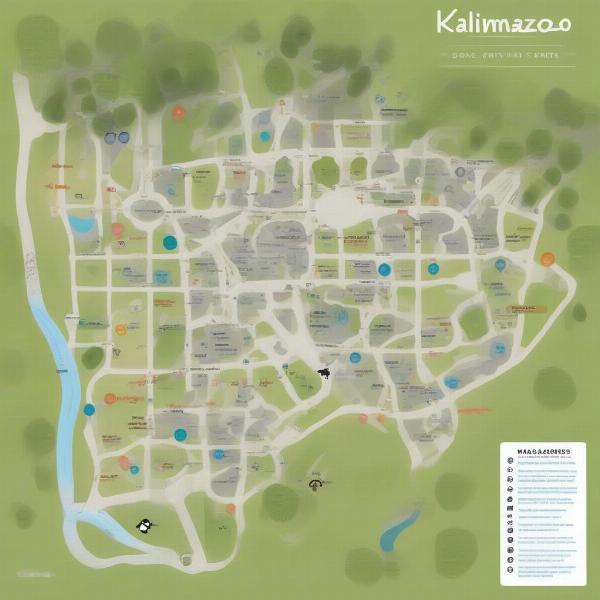 Map of Dog Parks in Kalamazoo, MI