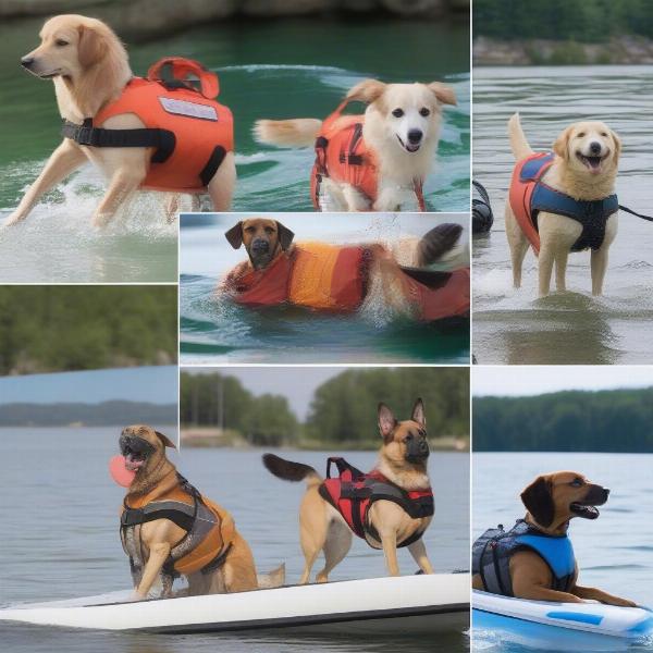 When should a dog wear a life jacket