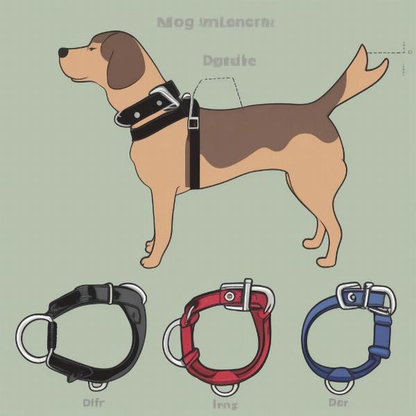 Sizing and placement of the dog collar ring