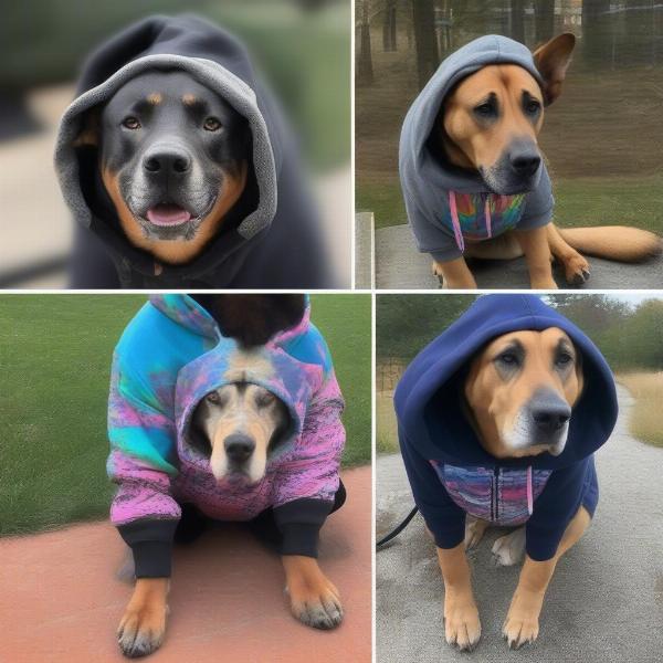 Stylish and functional large dog sweatshirts