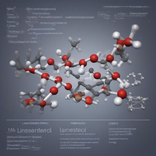 Lanesterol Molecule Structure