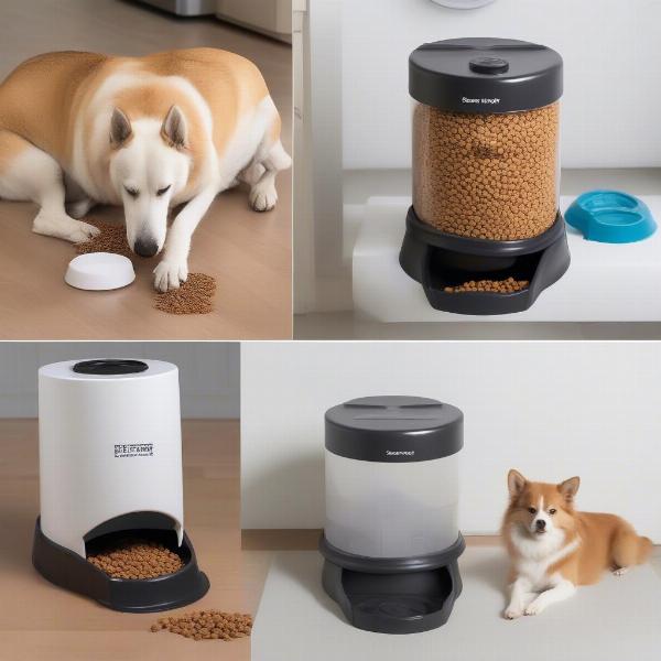 Types of Large Dog Food Dispensers