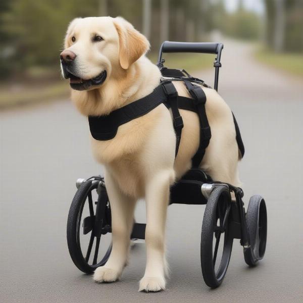 Large Dog Wheelchair Adjustable