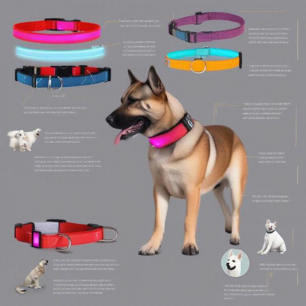 Light Up Dog Collar Sizes