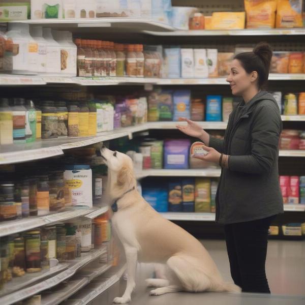 Buying Bone Broth at a Local Pet Store