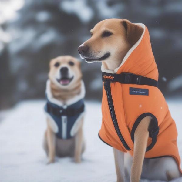 Benefits of a dog coat with a built-in harness