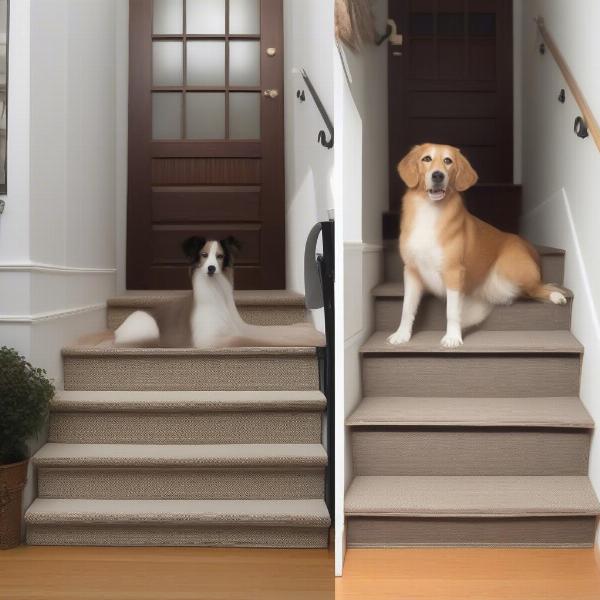 Benefits of wide dog stairs