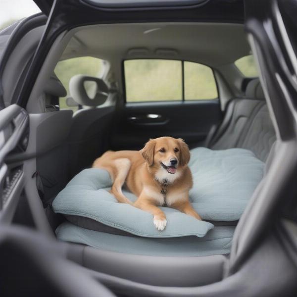 Benefits of using a dog bed in the car